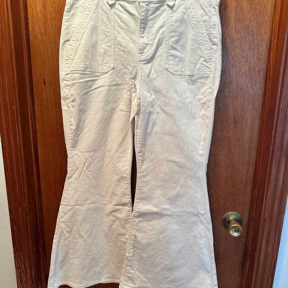 American Eagle corduroy festival flare jeans size 14 short